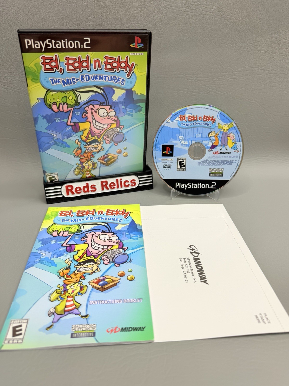 Ed, Edd n Eddy The Mis-Edventures PS2 PlayStation 2 Complete CIB - Near Mint