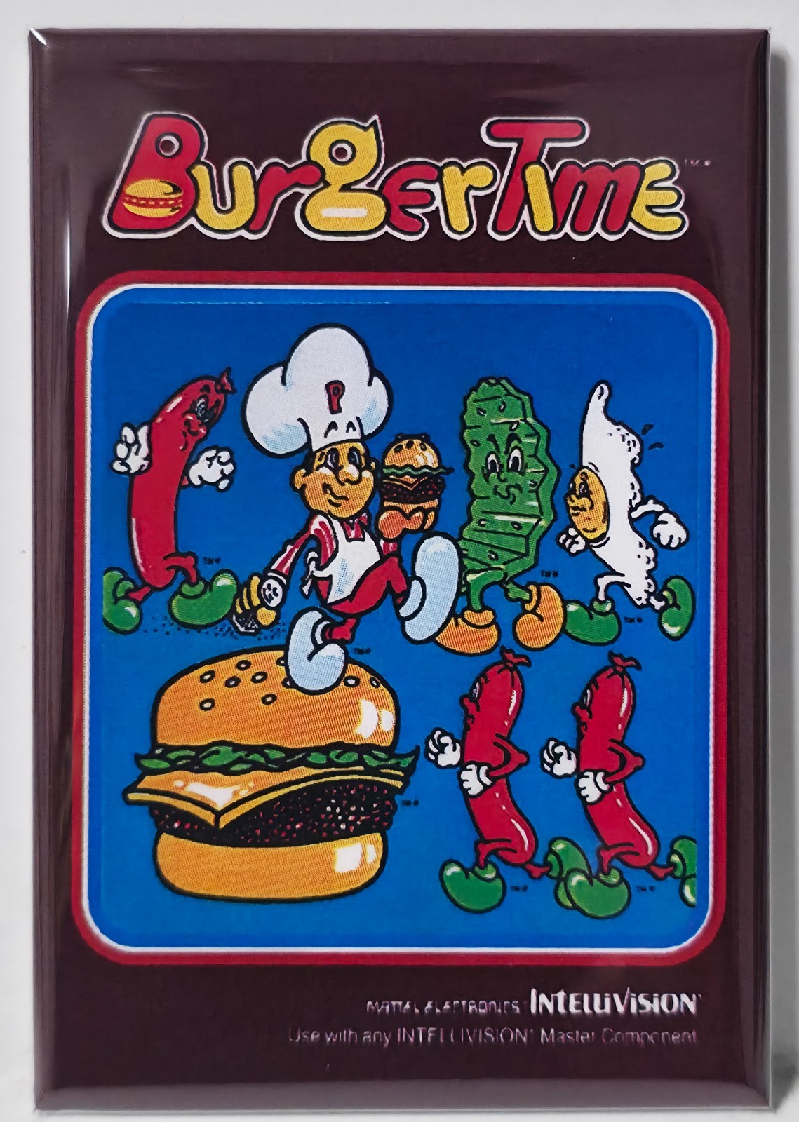 Burgertime Intellivision Vintage Game Box 2