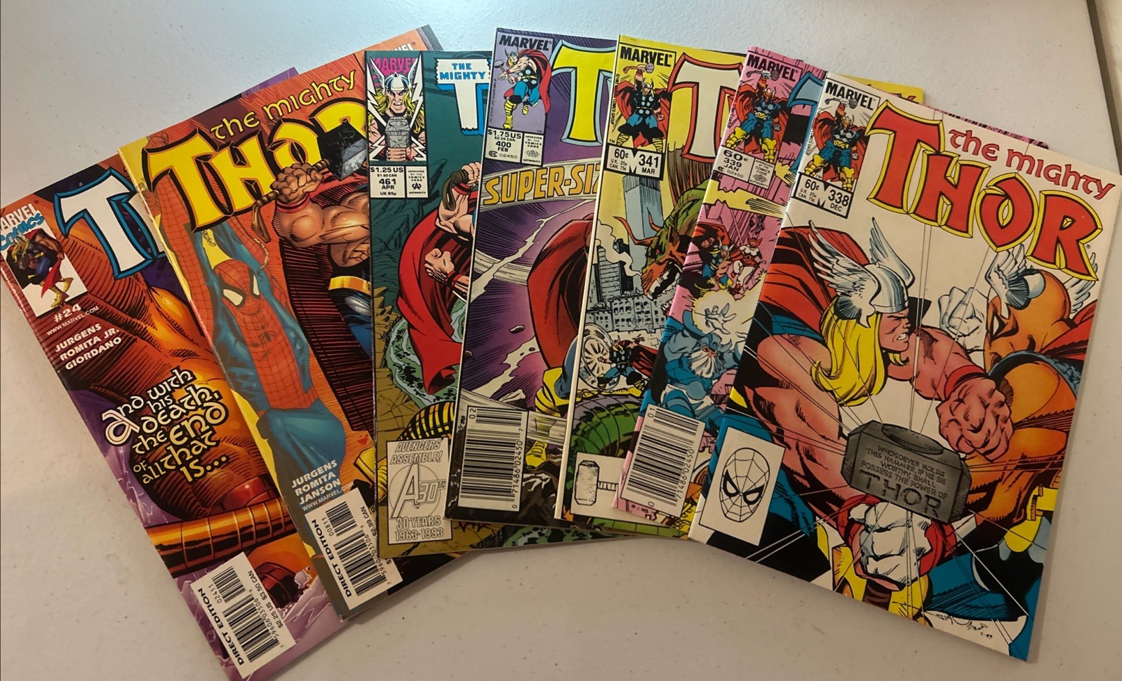 The Mighty Thor (Vol 1) 338 339 341 400 461 (Vol 2) 8 24 High Grade VF/ NM 🔥 🔥