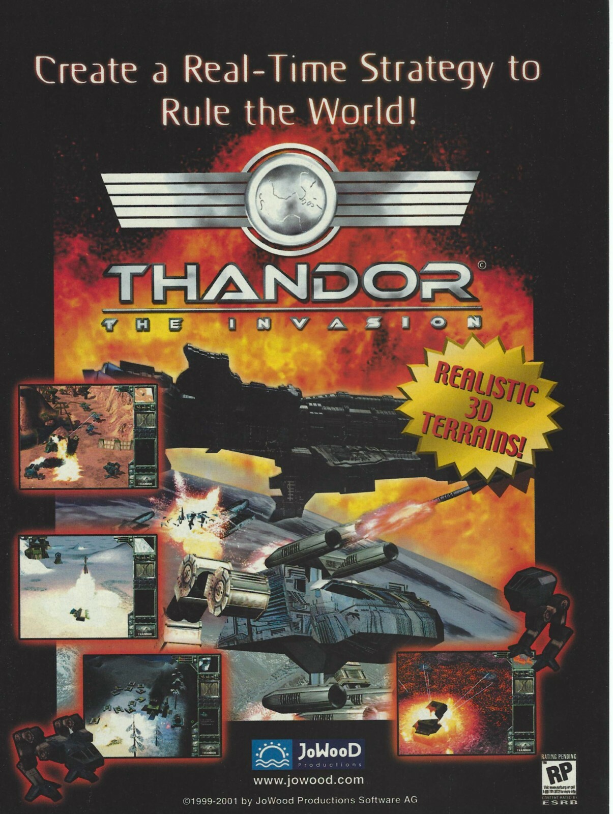 Thandor: The Invasion Print Ad/Poster Art PC Big Box