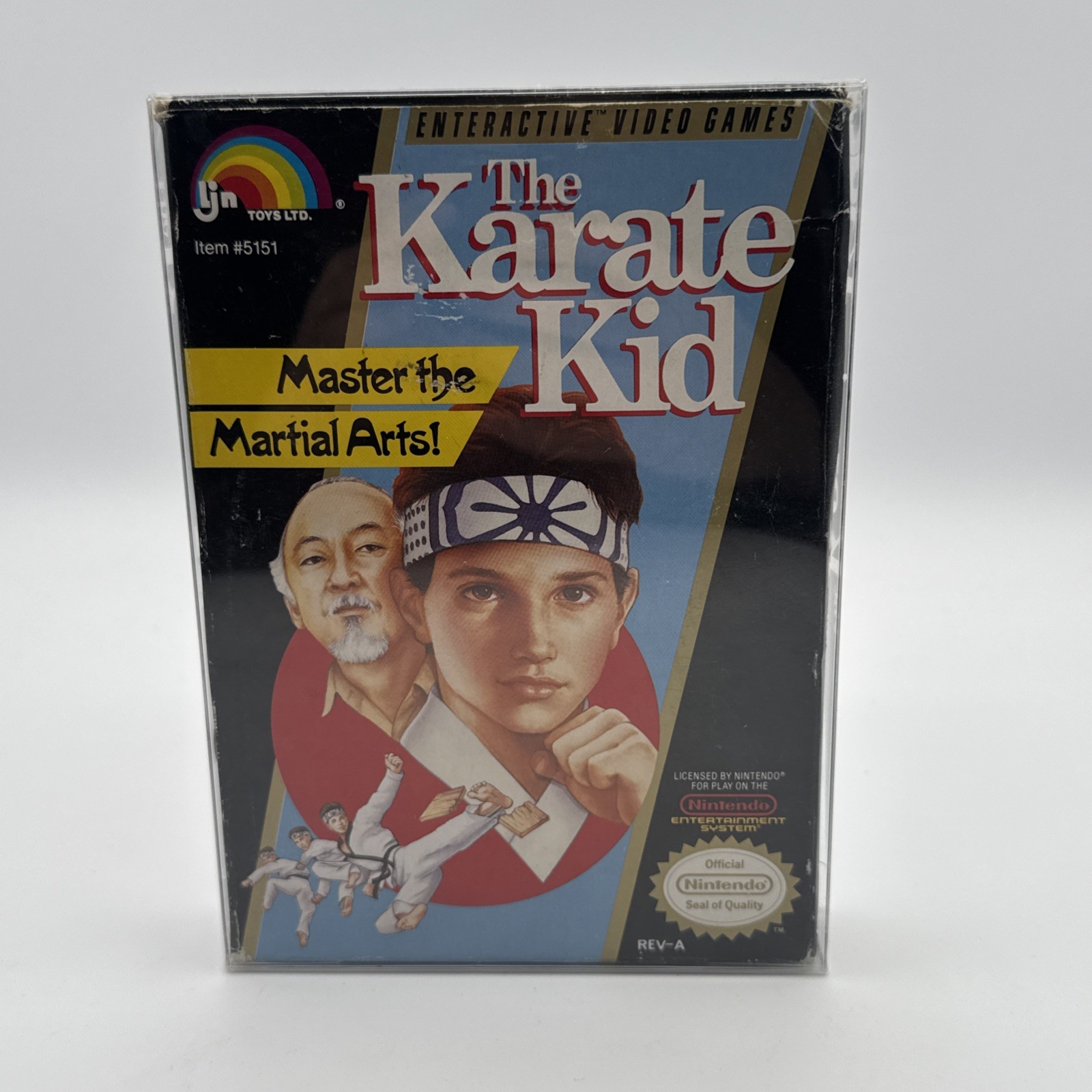 Karate Kid Nintendo NES Game CIB Complete Authentic