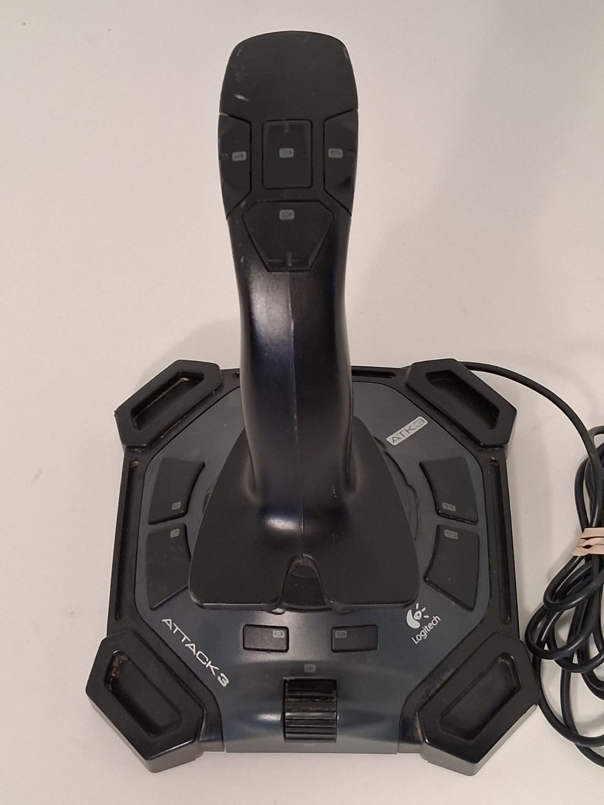 Logitech Attack 3 Gaming Joystick PC Mac USB ATK3 Flight Stick Controller