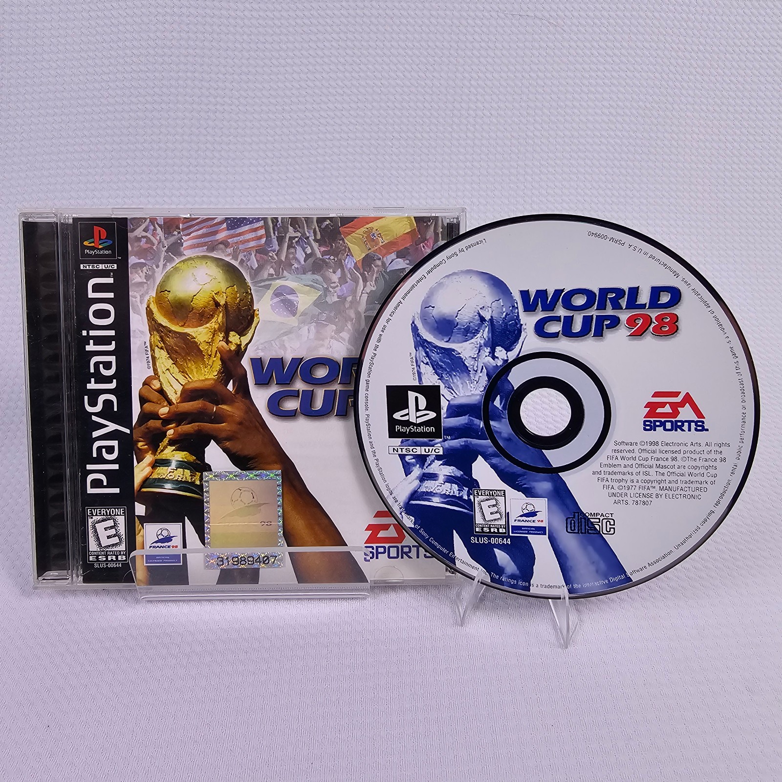World Cup 98 (Sony PlayStation 1, 1998) PS1 CIB Tested