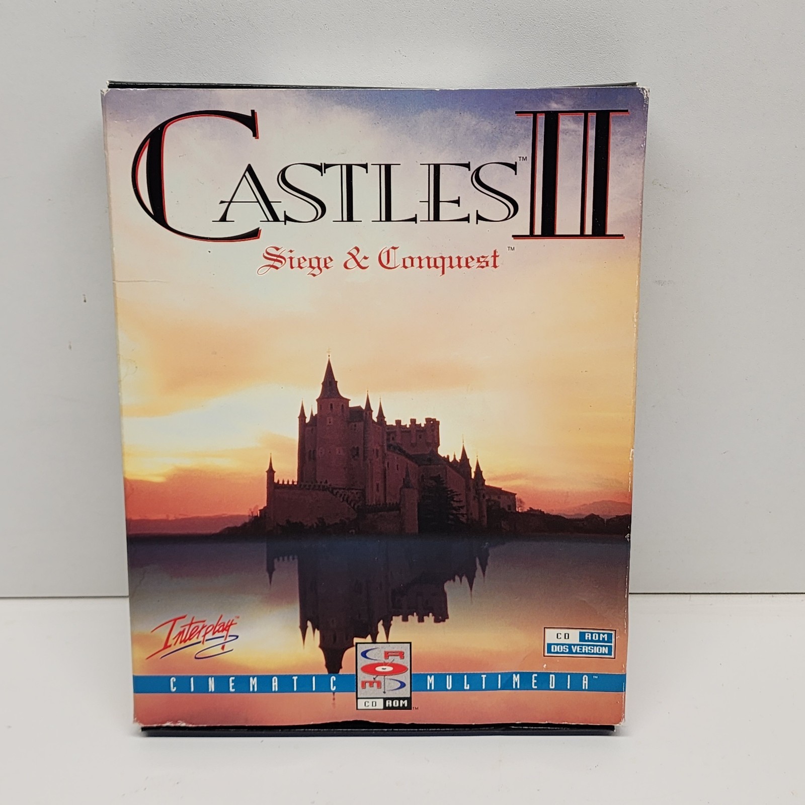 Castles II Siege and Conquest - CD Rom Tandy Strategy Big Box Game 