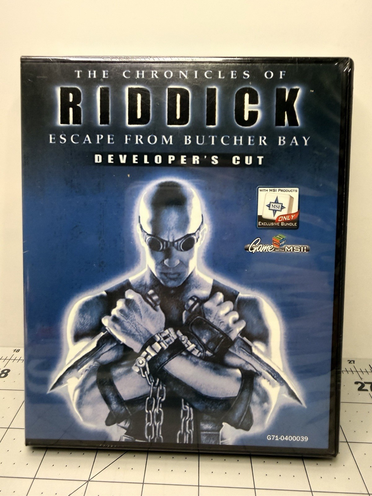 The Chronicles of Riddick Escape from Butcher Bay Developer's Cut PC 2004 New