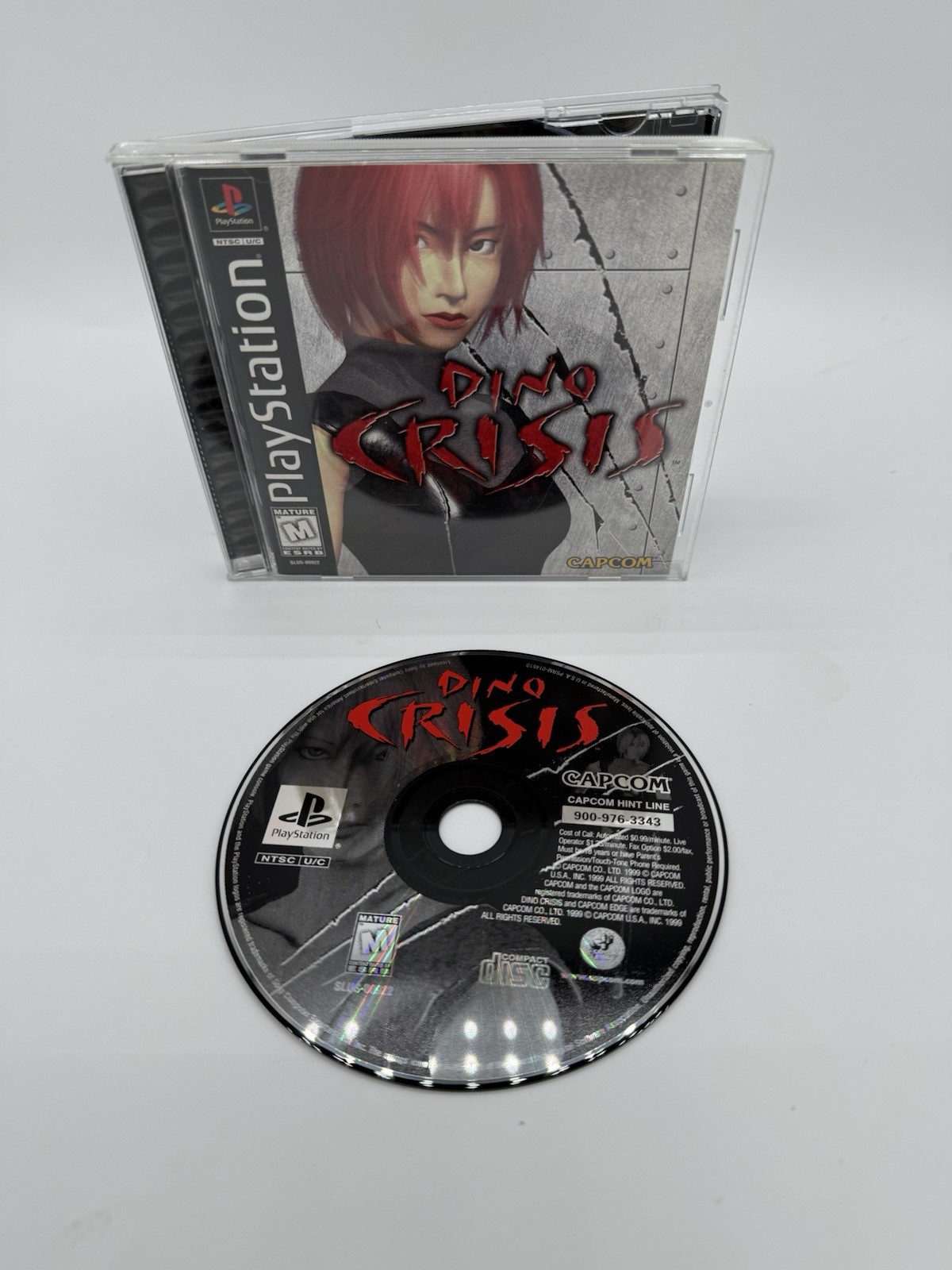 Dino Crisis PlayStation 1 PS1 - Complete CIB Registration Reg Card Tested