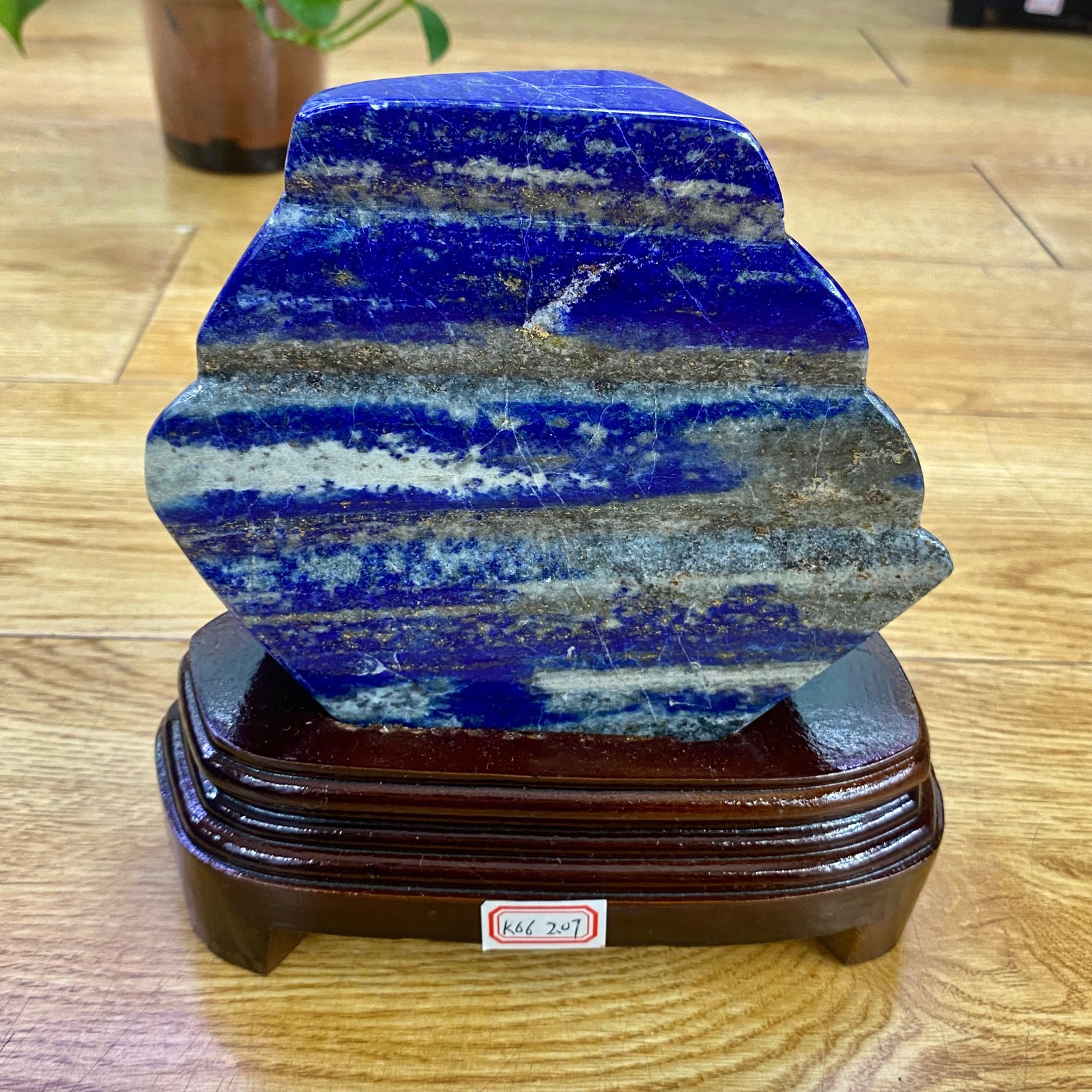 4.54LB  Lapis Lazuli Freeform Polished Rough Tumble Healing Crystal Specimen Sto
