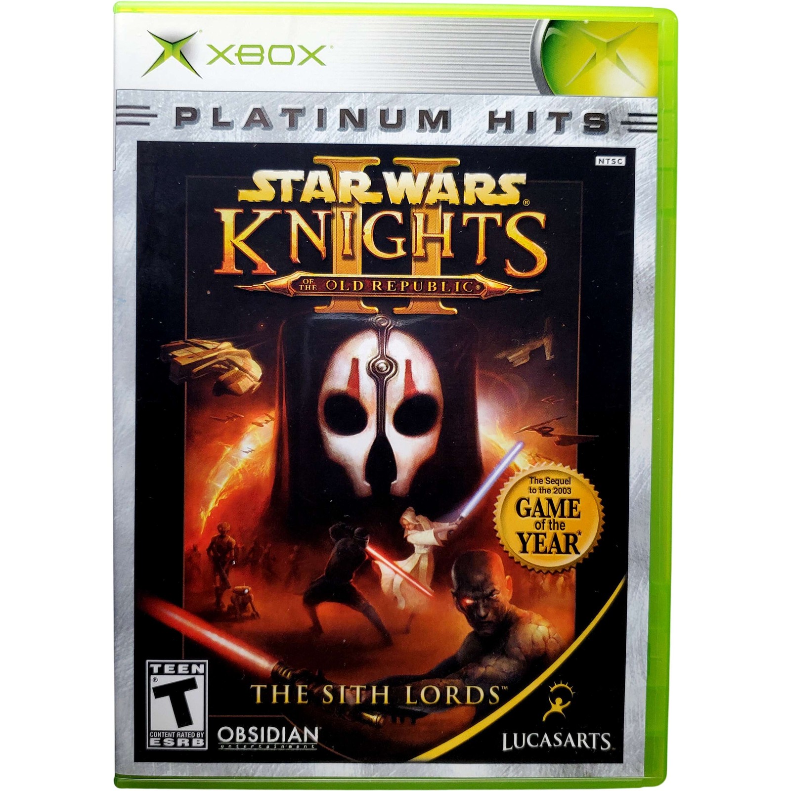 Star Wars Knights Of The Old Republic II Platinum Hits - Microsoft Xbox 2