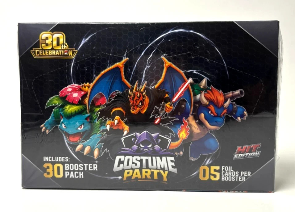 BOX - 2026 POKEMON COSTUME PARTY HE Cards - 30 Sealed Packs Charizard