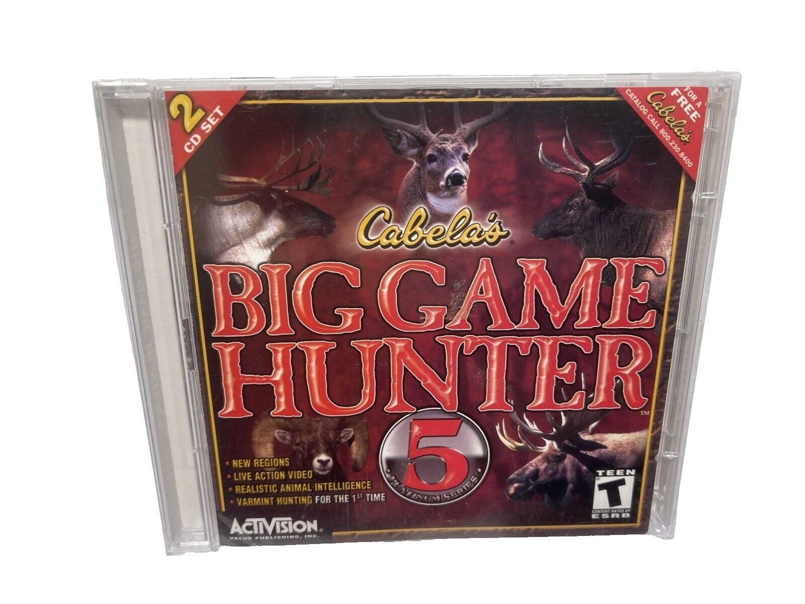 New Activision Cabela's Big Game Hunter 5 (PC, Windows 95/98, 2001)