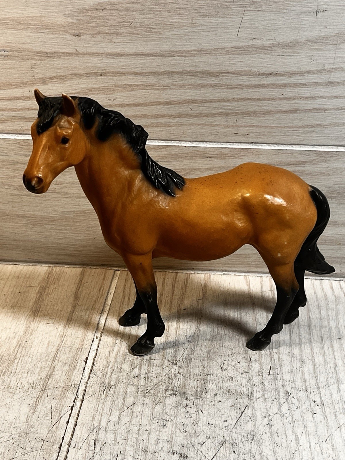 Vintage Breyer Standing Stock Horse Foal Buckskin Quarter JCPenney Holiday Dark