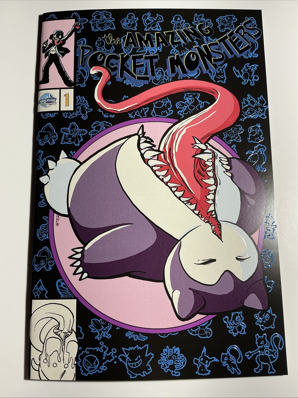Amazing Pocket Monsters #1 2025 SDCC VENOMIZED Embossed  Snorlax Cover W/COA.