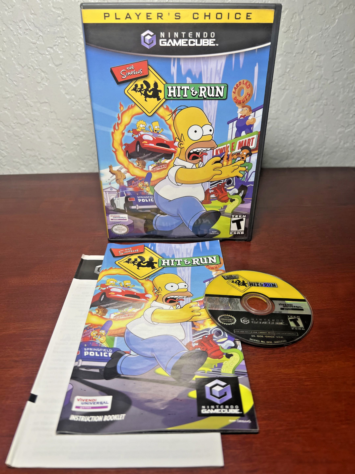The Simpsons Hit and Run [Player's Choice] (Nintendo GameCube, 2003) CIB/Tested