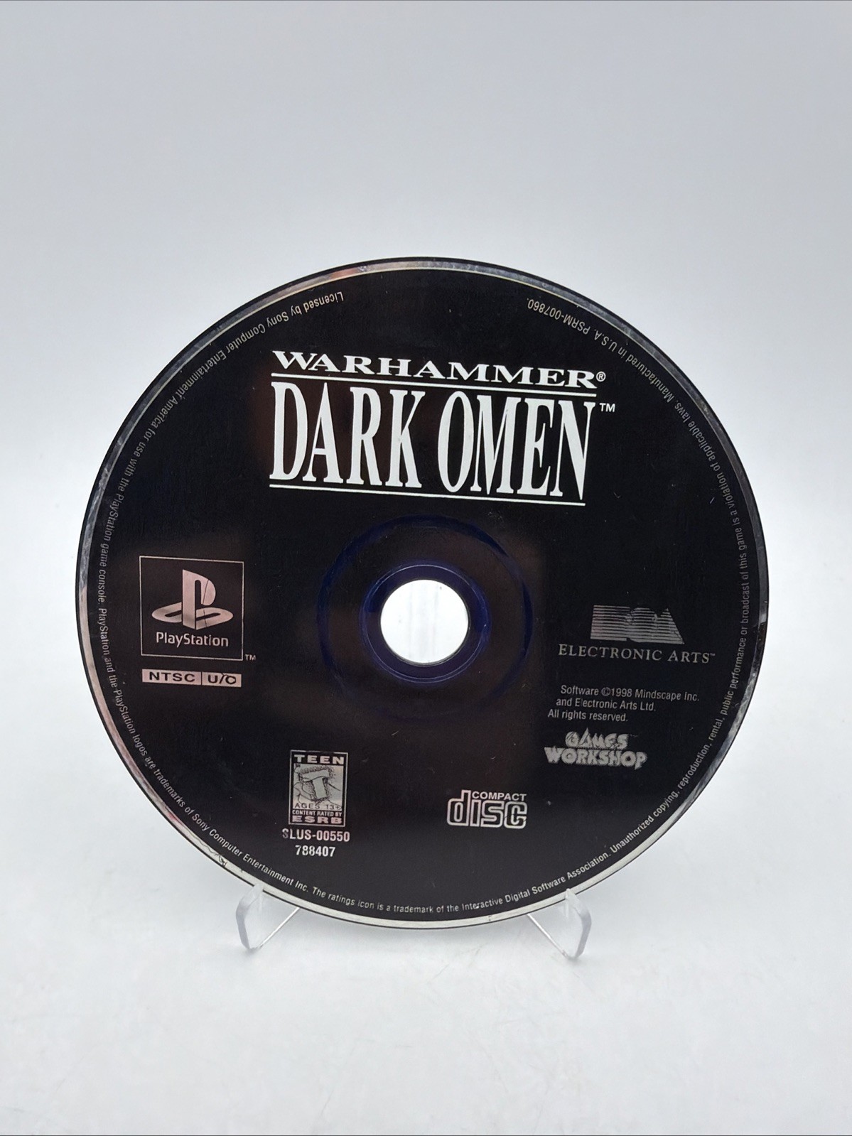 Warhammer: Dark Omen (PS1) Disc Only PROFESSIONALLY RESURFACED WORKS CLEAN