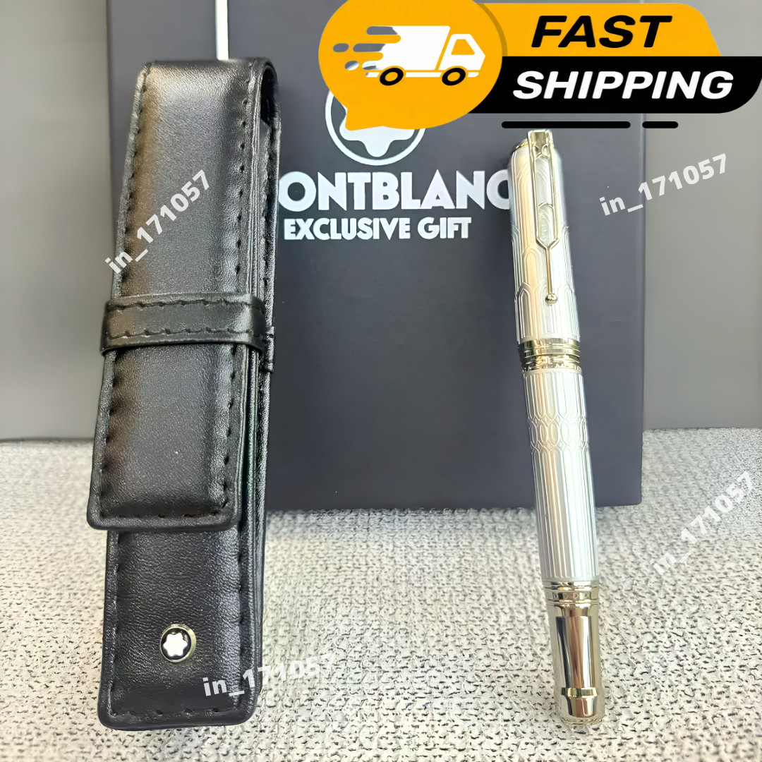 Rare Montblanc Victor Hugo Writers Edition Fountain Pen Leather Pouch VIP Gift