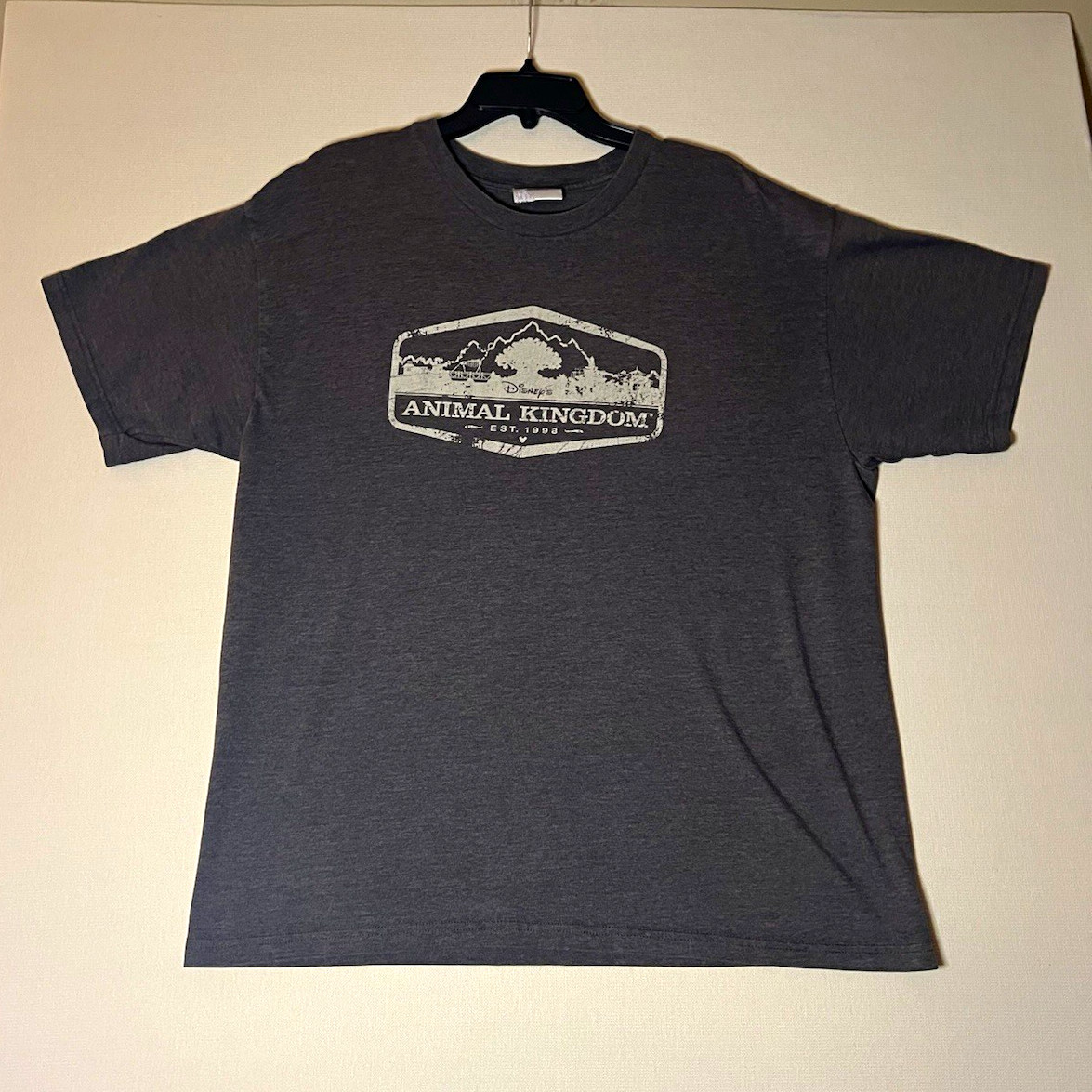 Walt Disney World Disney\'s Animal Kingdom Est. 1998 Gray T-Shirt Adult XL