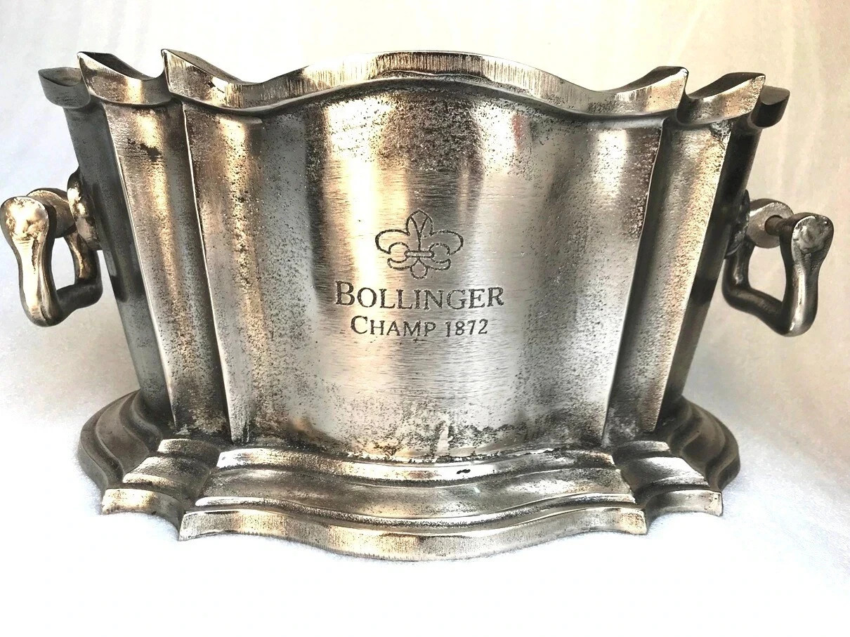 Vintage Style Champagne Ice Bucket Silver Plated Wine Cooler Decorative Barware