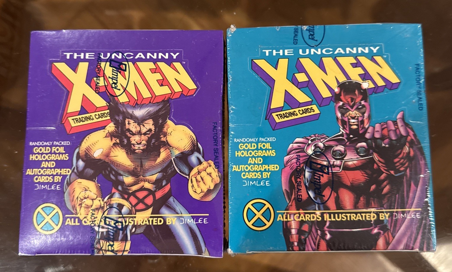 Rare Factory Sealed 1992 Marvel Uncanny X-Men Trading Cards by Jim Lee (2 Boxes)