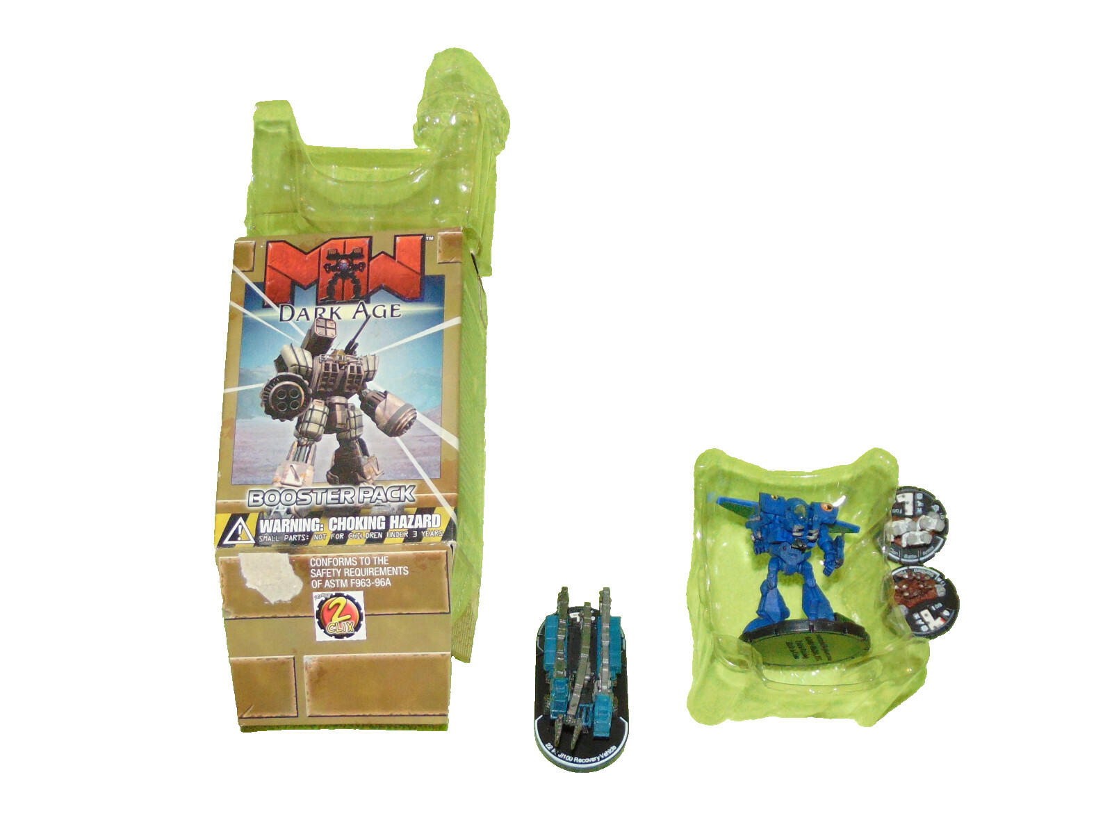 BattleTech MechWarrior Dark Age Booster Pack Spider Mech Recovery Vehicle Lot