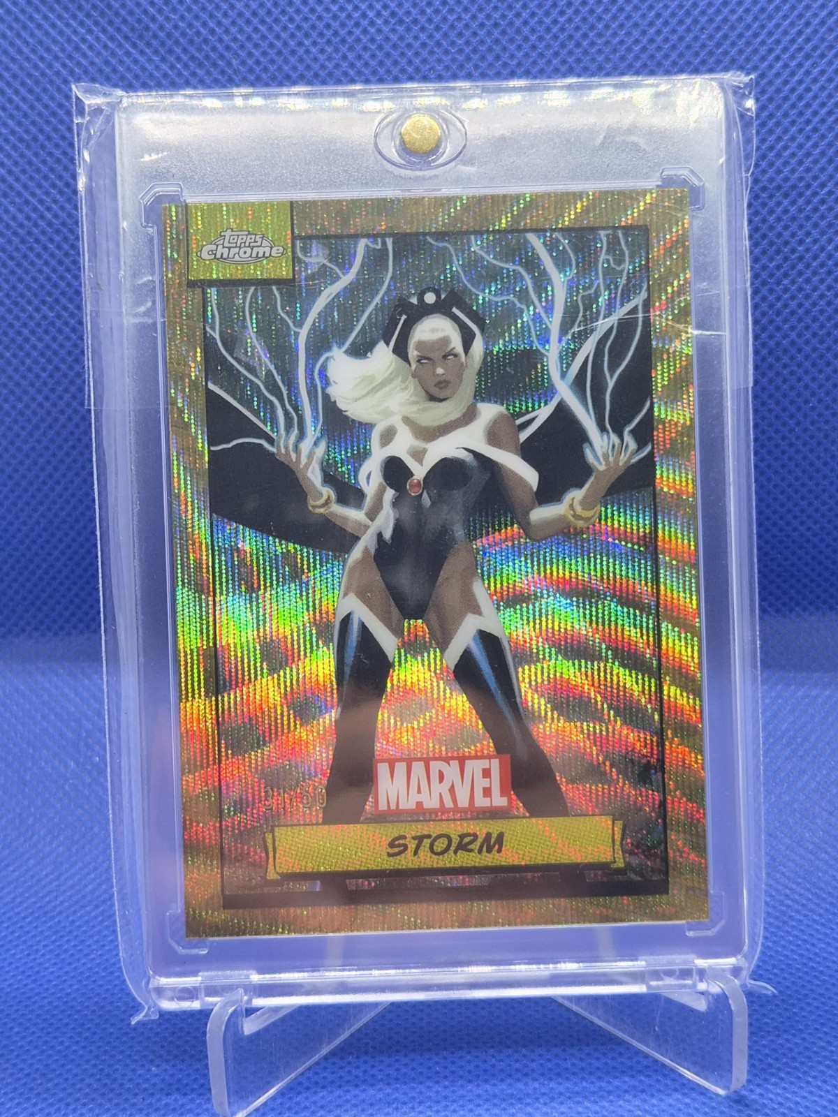 2024 Topps Chrome Marvel Gold Wave Storm /50 