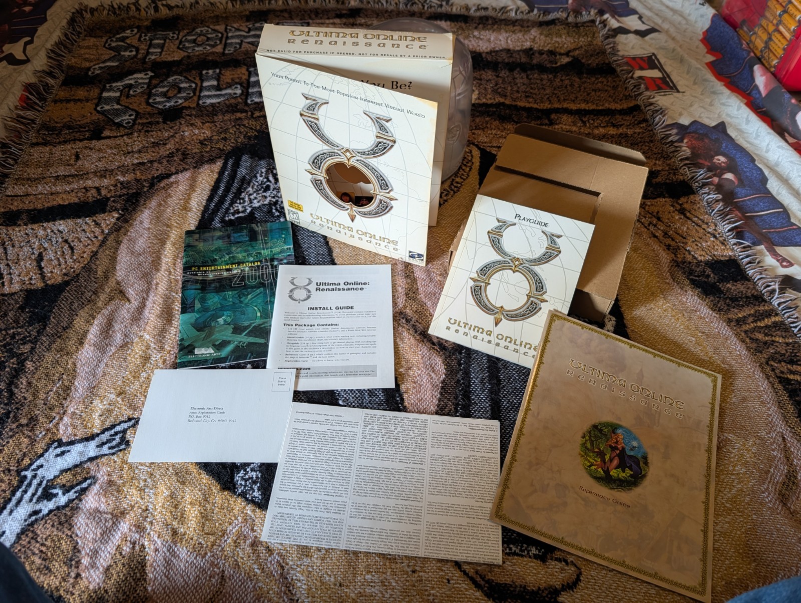 Ultima Online Renaissance - Box and Manual Only - Origin - Big Box PC Game