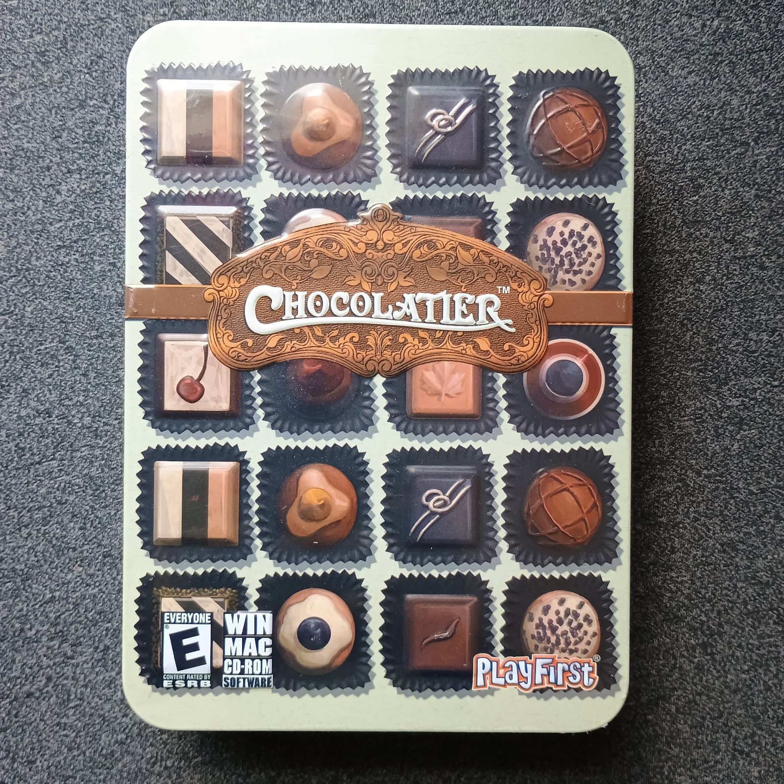 CHOCOLATIER Video Game (CD-ROM) 2007 Mac/PC - TIN BOX Version Brand New Sealed