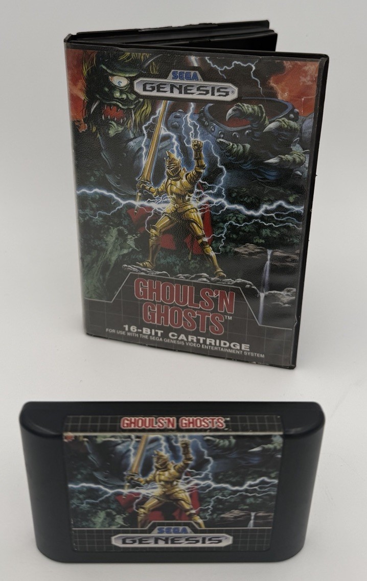 Ghouls ’N Ghosts Sega Genesis Tested Game & Case No Manual