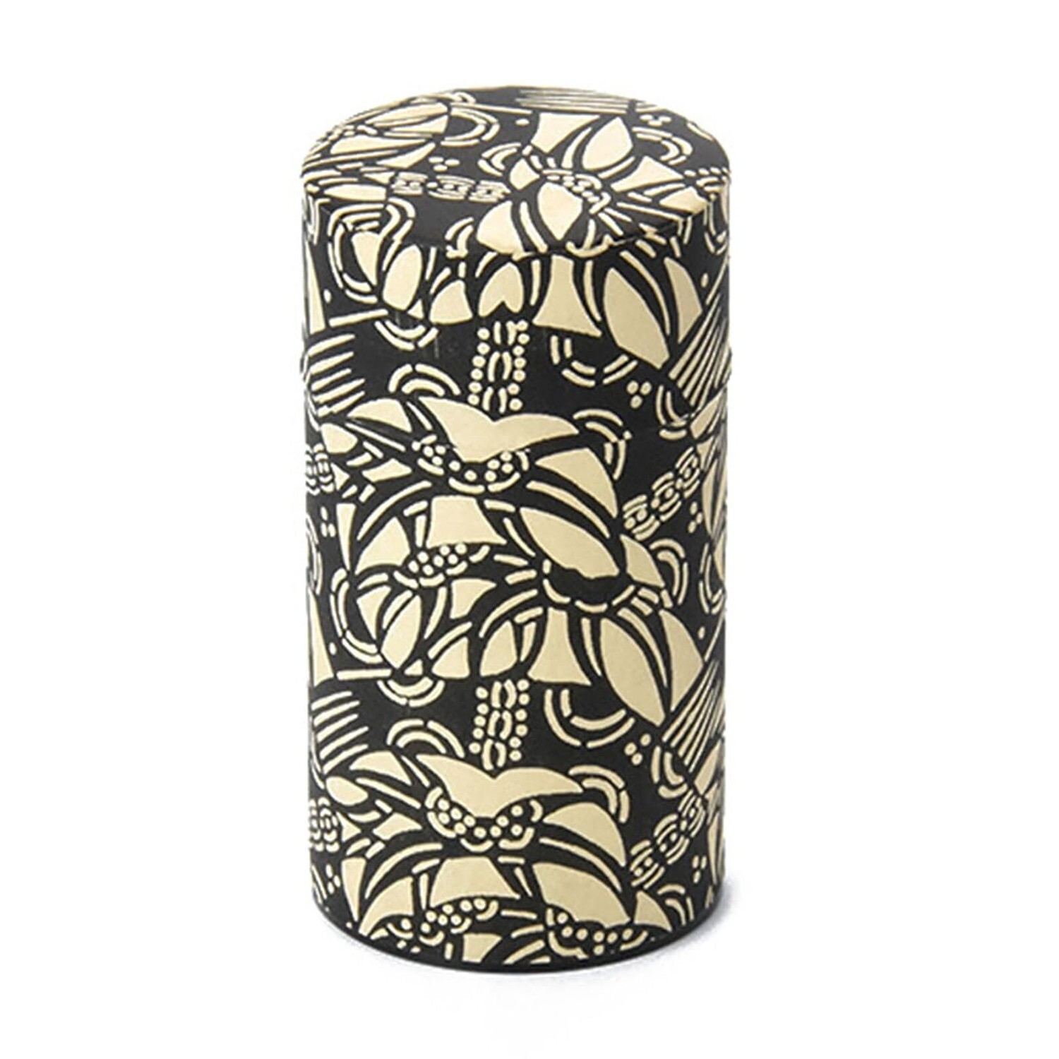 Japanese Pokkan Coffee Spice Tea Tin Canister Washi Paper Storage with Lid 7....