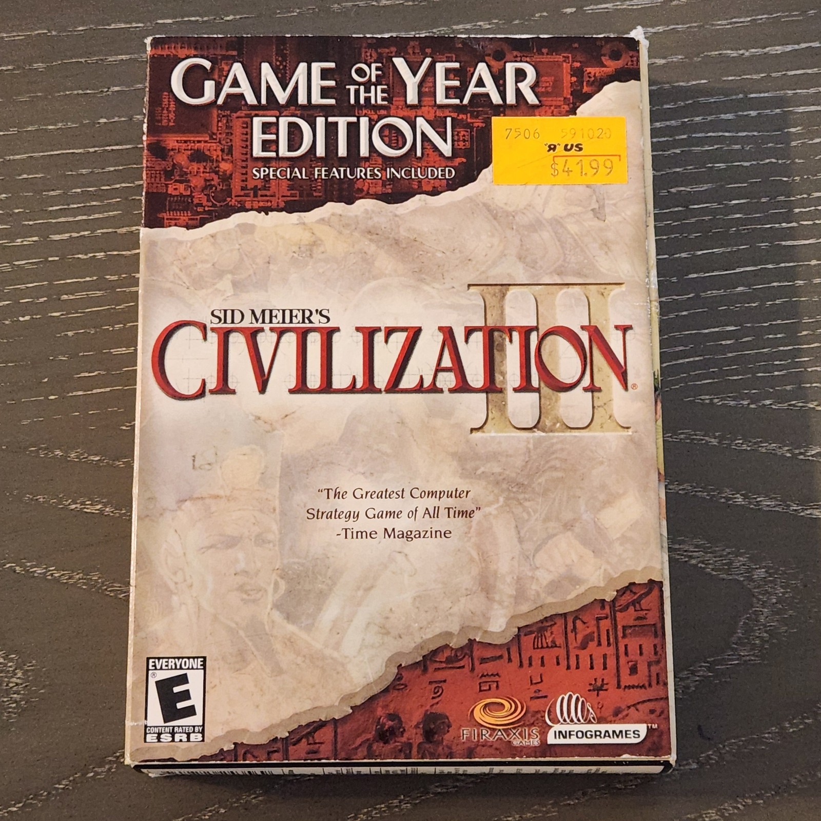 Sid Meier's Civilization III [GOTY] (PC, 2002) CIB, Very Good