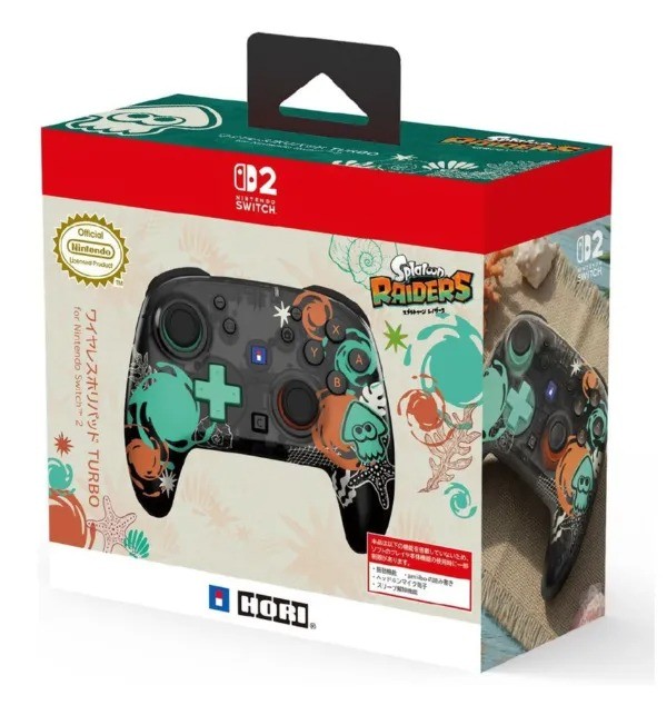 Splatoon Raiders Wireless Hori Pad TURBO for Nintendo Switch 2 JAPAN 2026 NEW