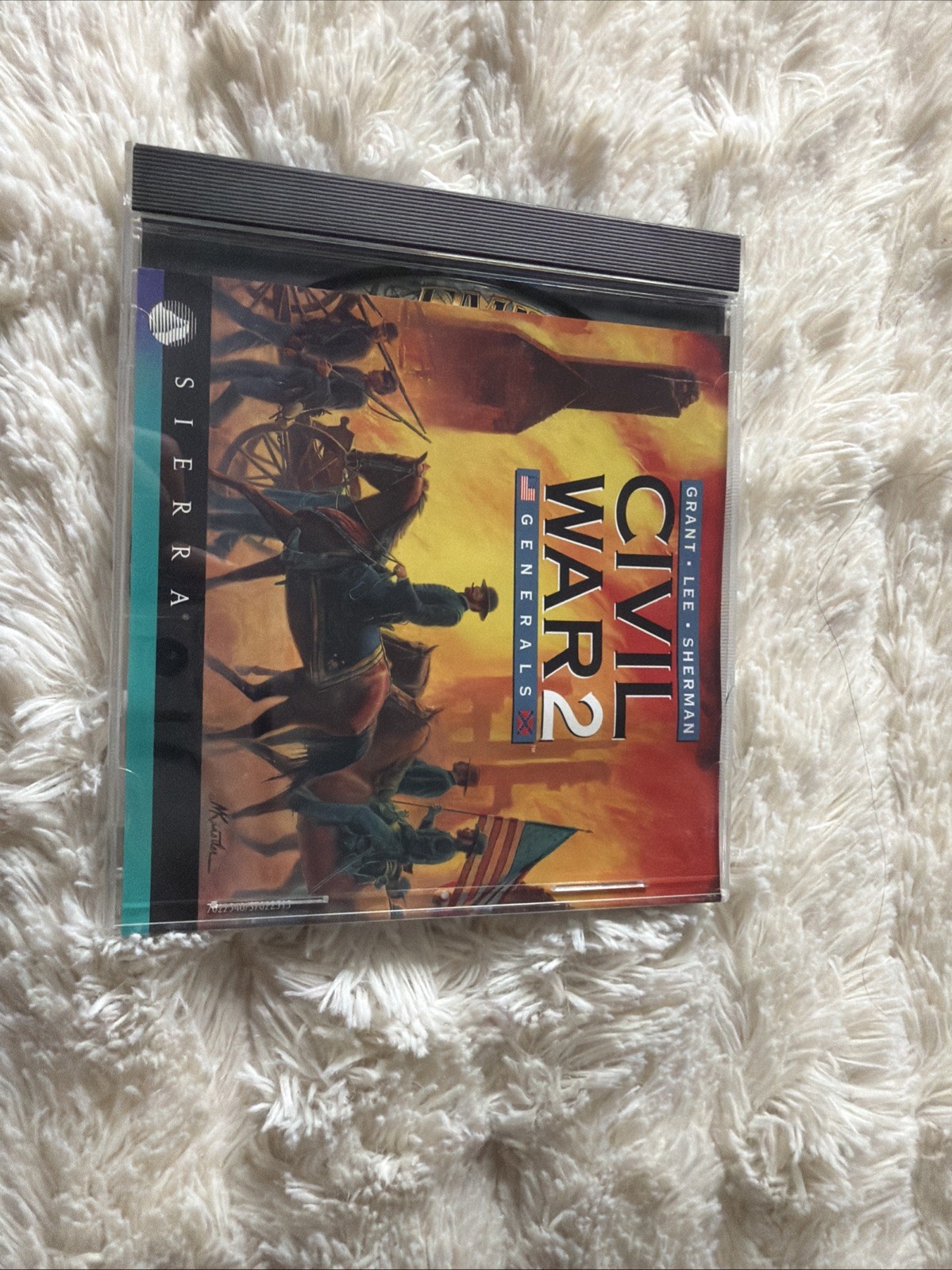 Civil War Generals 2: Grant Lee Sherman PC CD ROM Game Jewel Case Sierra Bx2