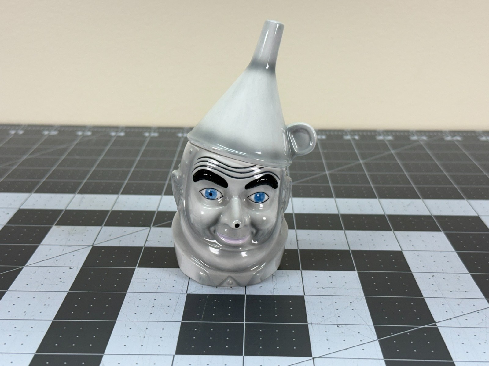Wizard Of Oz Tin Man Stacking Ceramic Salt & Pepper By Enesco VTG 1999 0007