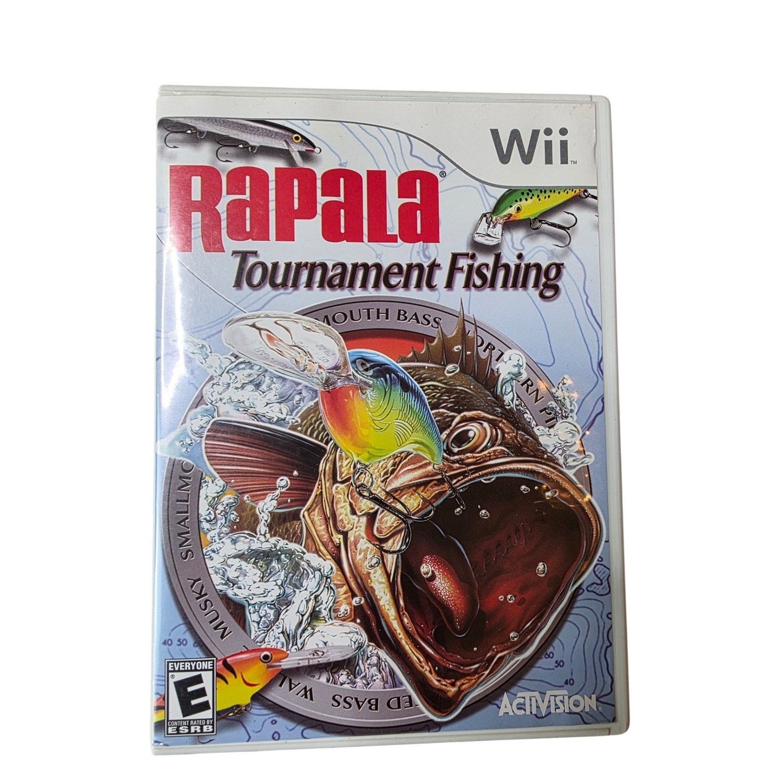Rapala Tournament Fishing Nintendo Wii Activision CIB Complete With Manual W1