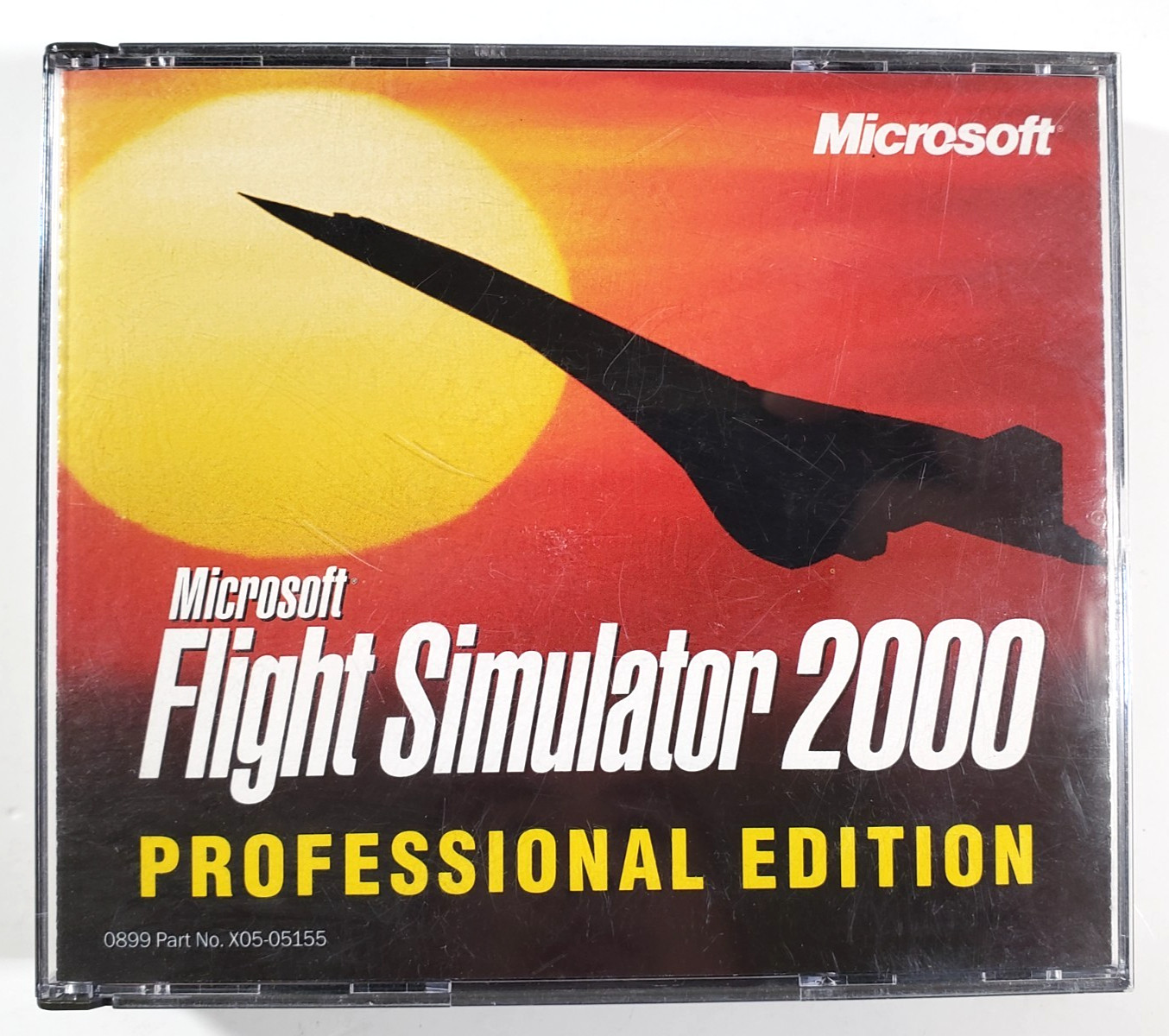 Microsoft Flight Simulator 2000 Professional Edition (PC, 1999, 3-Disc Set) PC