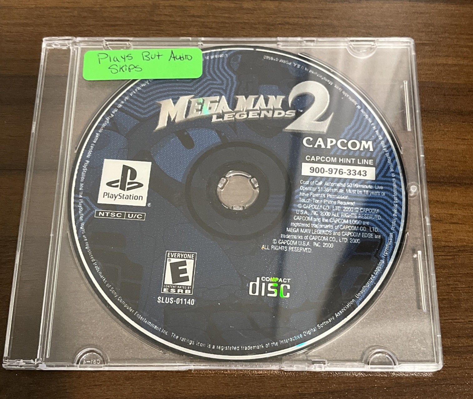 Mega Man Legends 2 Sony PlayStation 1 Disc Only Tested AUDIO SKIPS READ