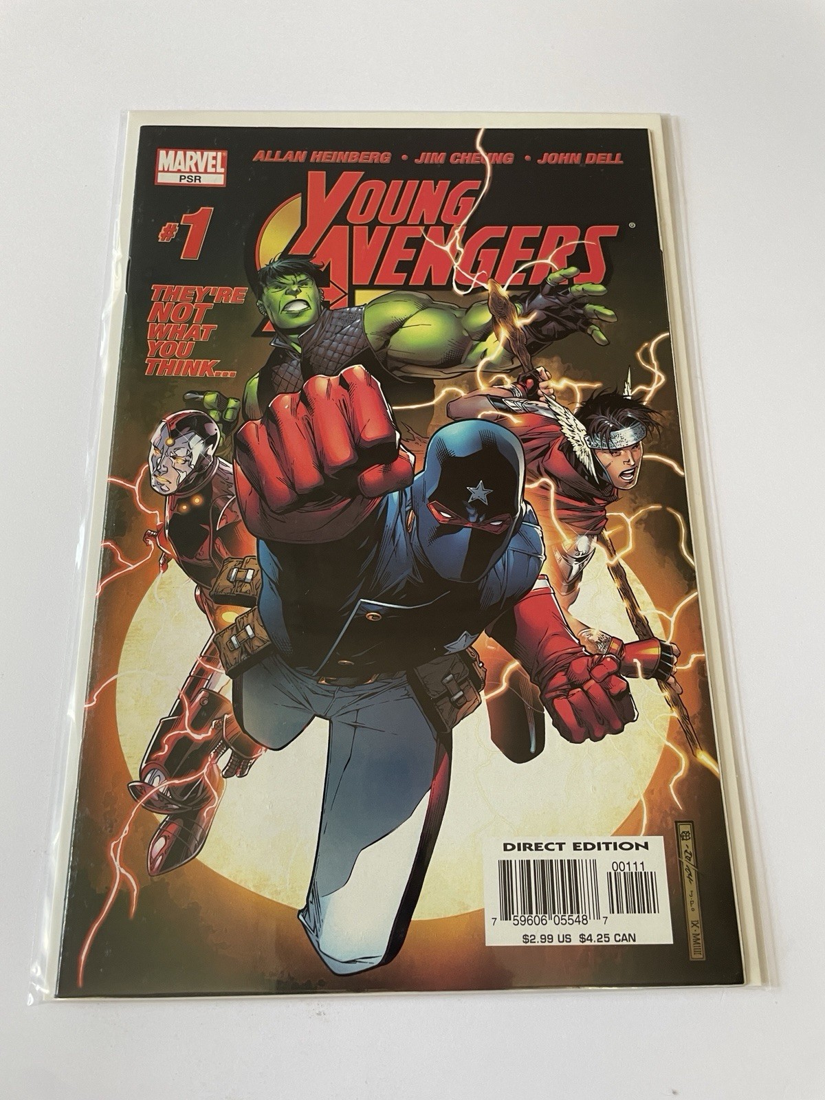 Young Avengers 1 Near Mint Nm 1st Kate Bishop 2005 Marvel