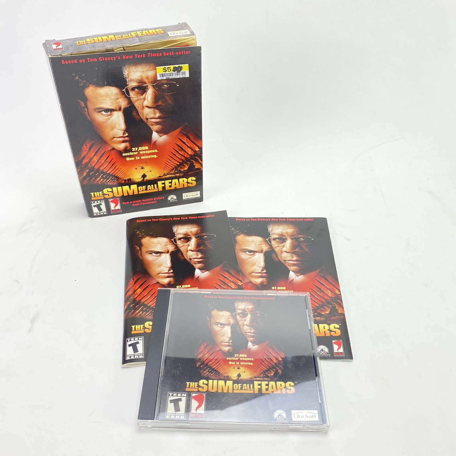 The Sum of All Fears (PC Windows 2002) Ubisoft Big Box Version