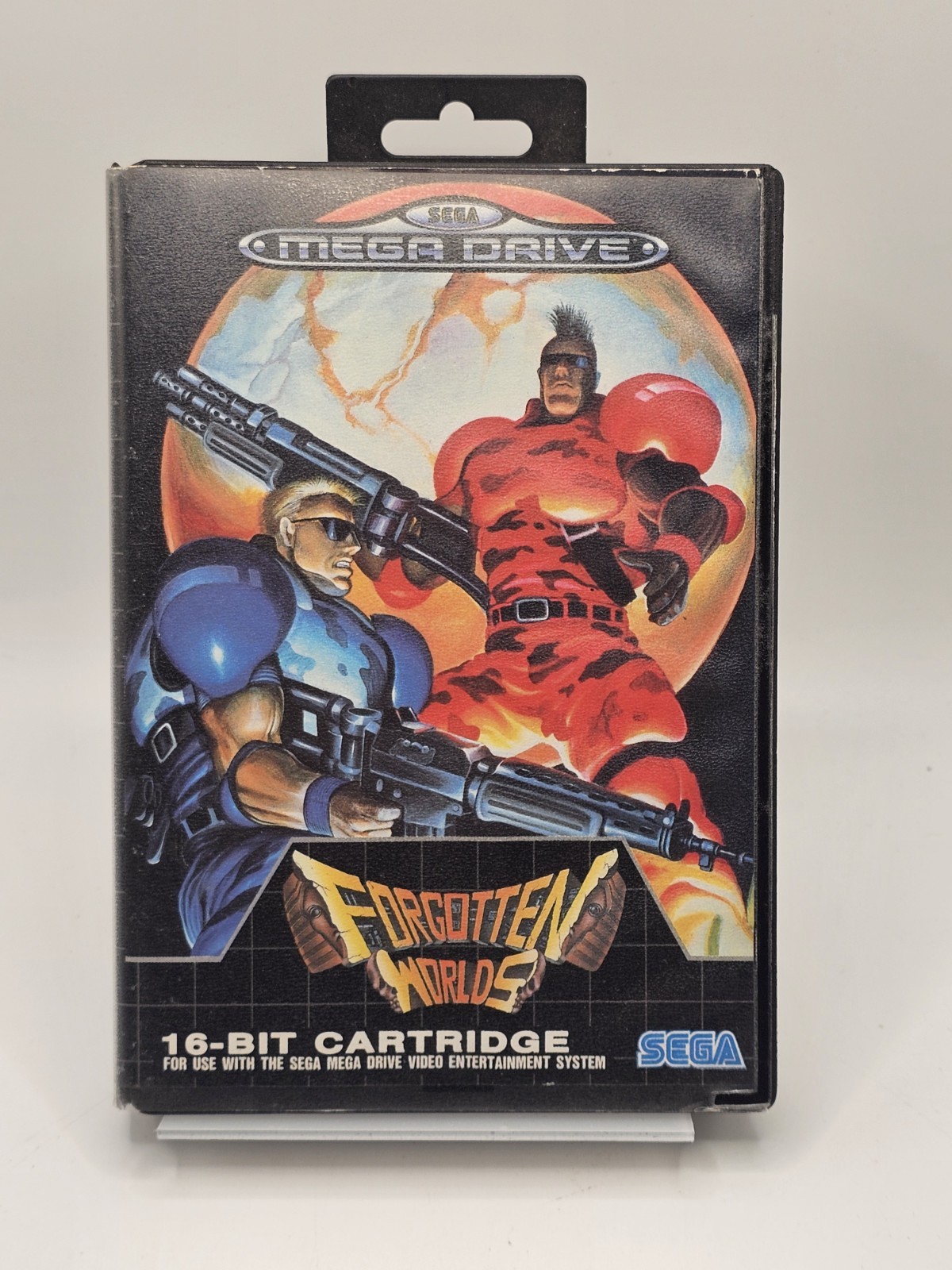 Forgotten Worlds Sega Mega Drive PAL CIB Complete Box Manual Capcom