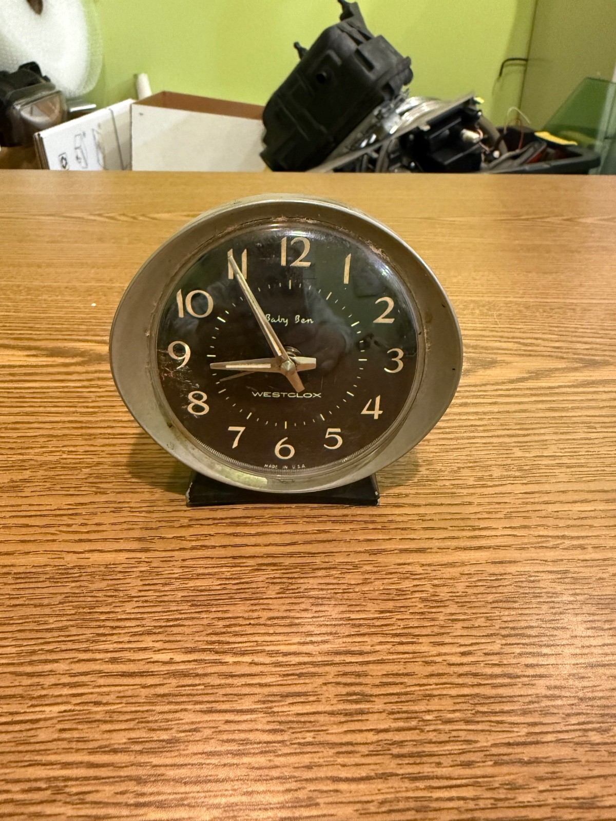 Vintage Westclox Baby Ben Wind Up Alarm Clock Model 53632 1960’s Used