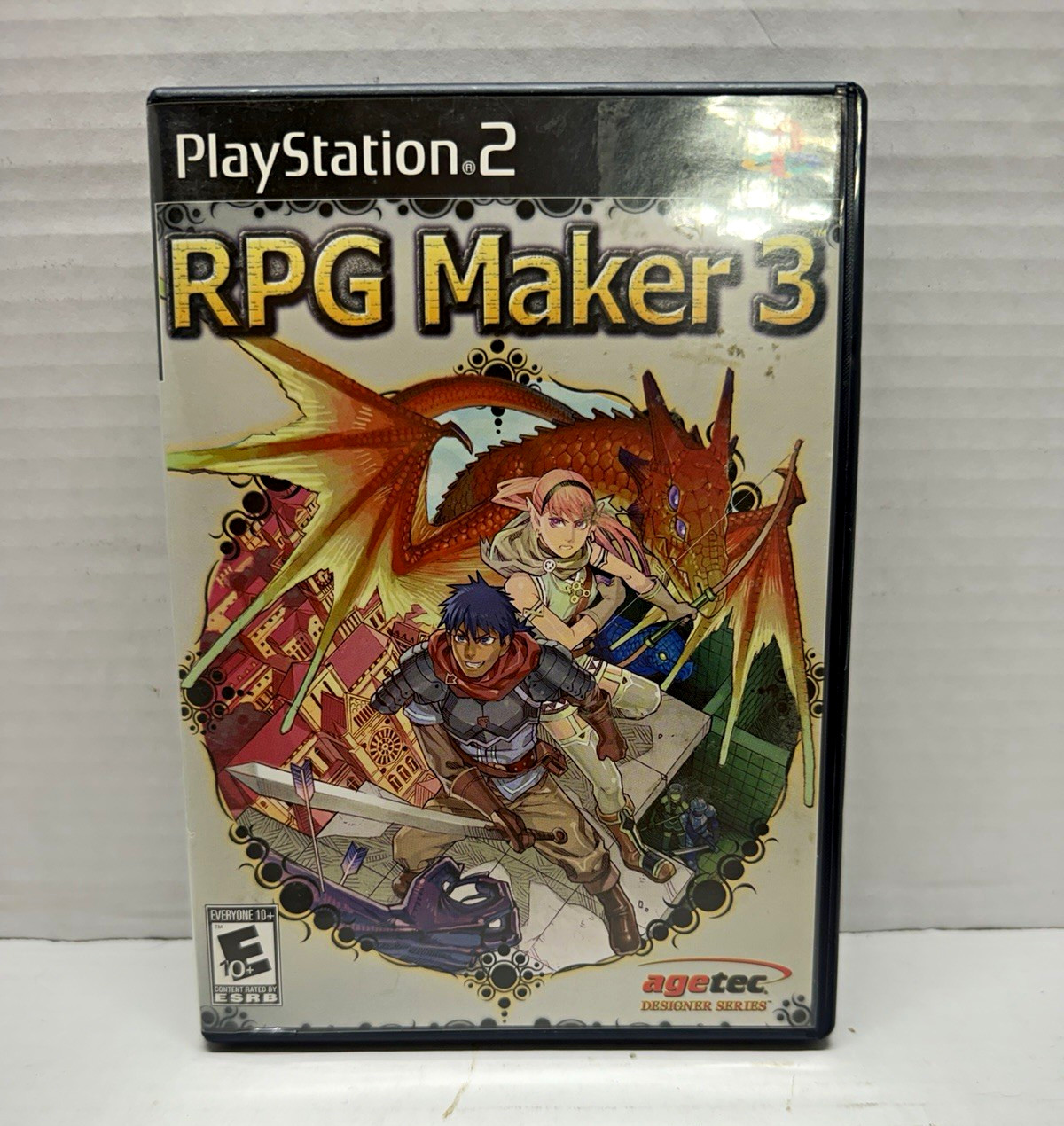 Agetec RPG Maker 3 RPG Maker Series Sony PlayStation 2 cib clean