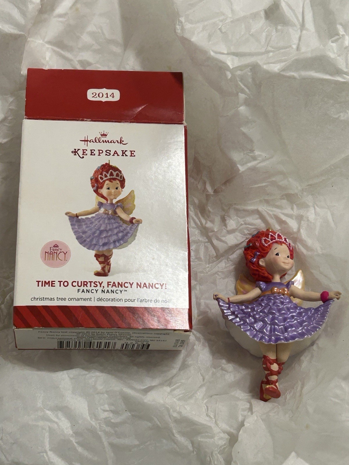 Hallmark Keepsake Ornament Fancy Nancy 2014 Time To Curtsy, Fancy Nancy 