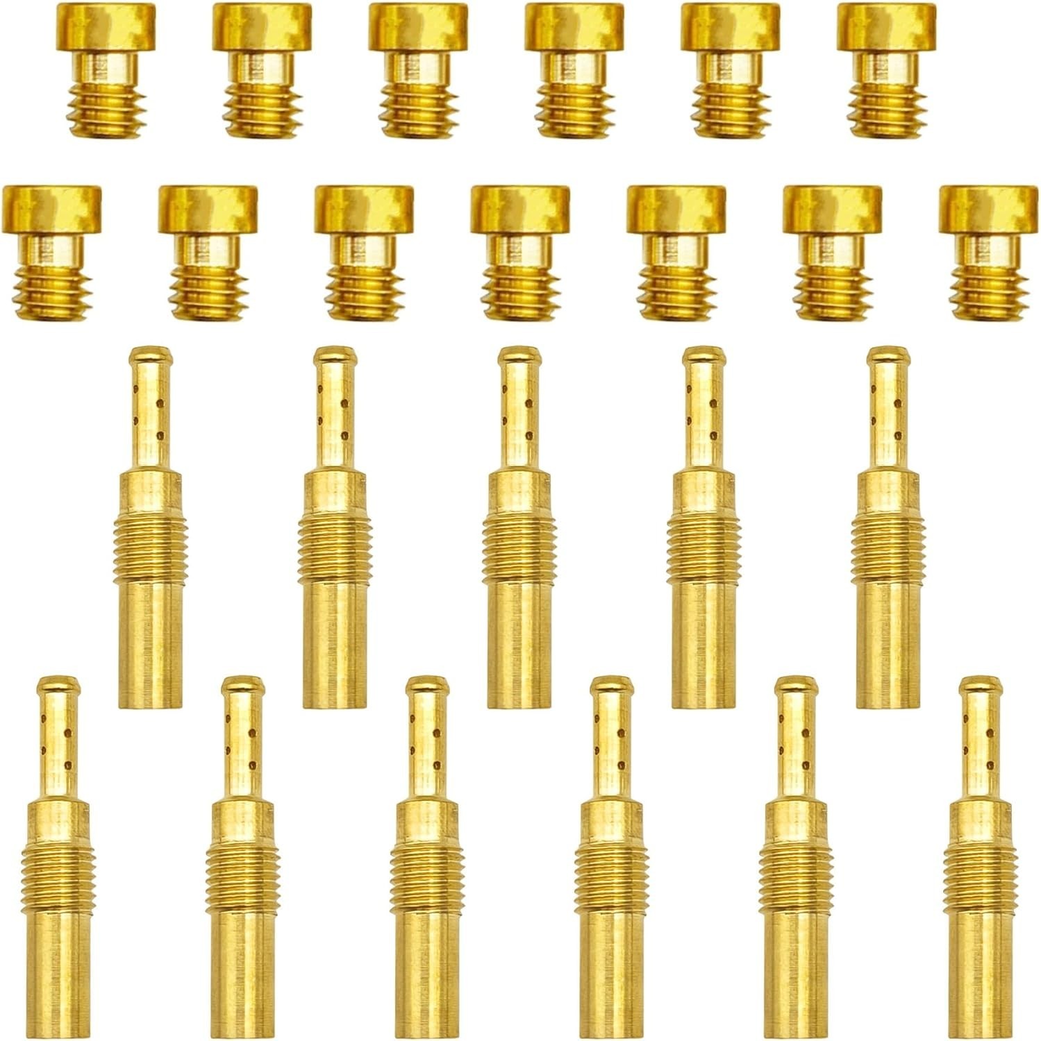 24Pcs Carburetor Main Pilot Jet Kit for Nibbi PWK Keihin Honda CVK Yamaha OKO GY