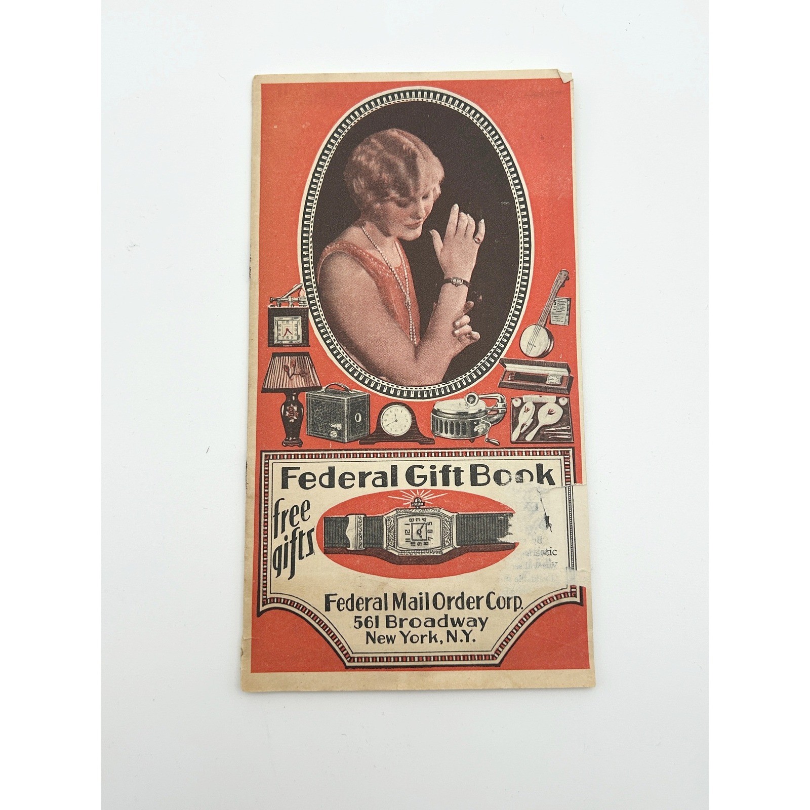 1928 Federal Mail Order Gift Book Catalog Flossie Flirt Doll New York Vintage