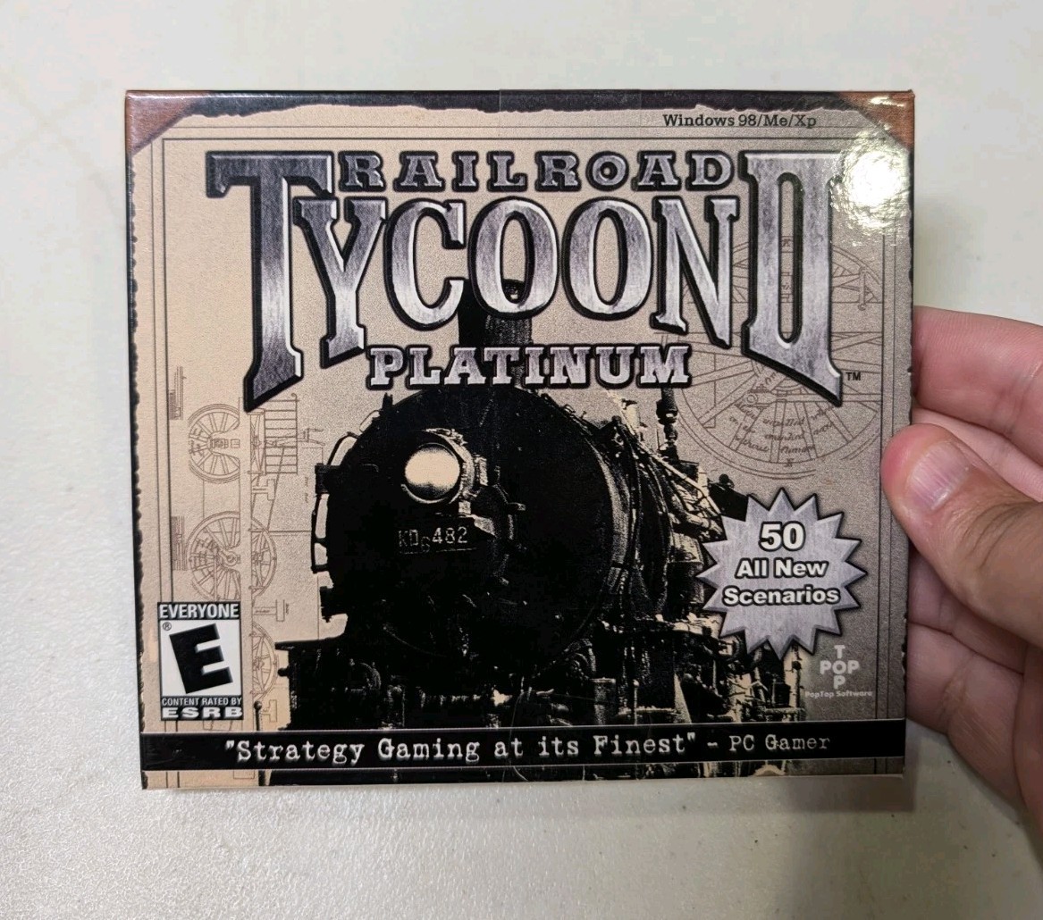 Railroad Tycoon II Platinum PC Game Brand New Sealed