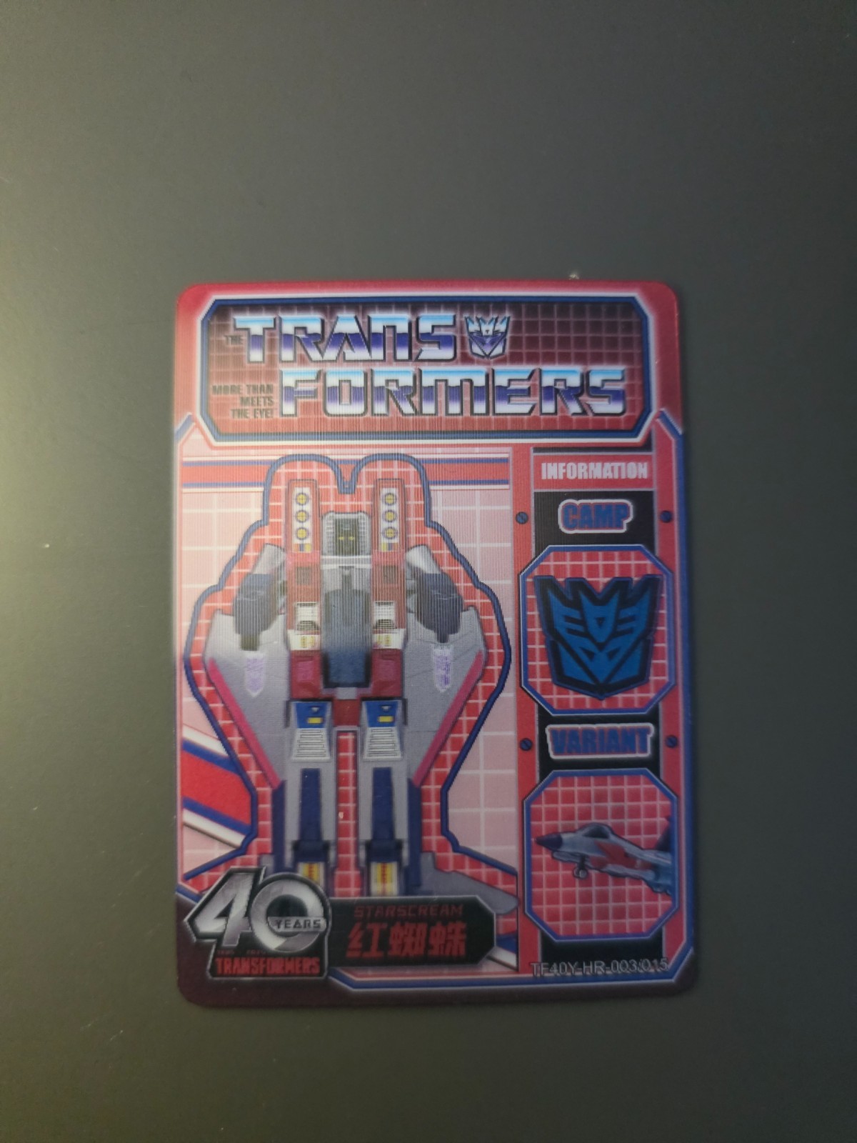 Kayou Transformers 40th Anniversary TF40Y-HR YOU PICK