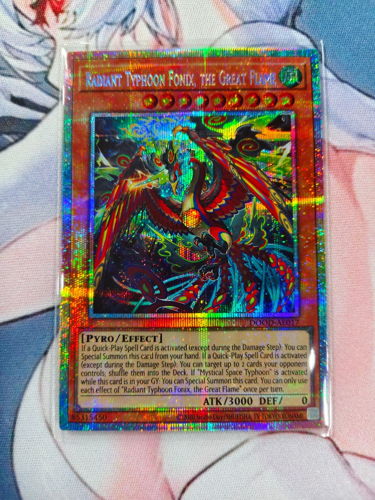 Yugioh Asian English OCG DOOD-AE017 Radiant Typhoon Fonix - PSER