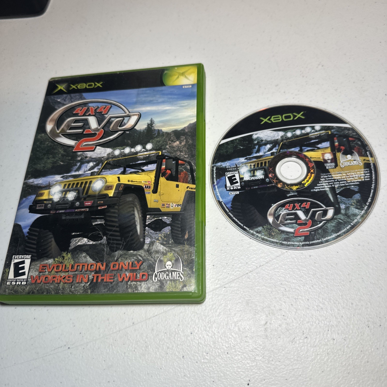 4x4 EVO 2 Evolution (Microsoft Xbox 2001) Godgames Off-Road Racing Tested