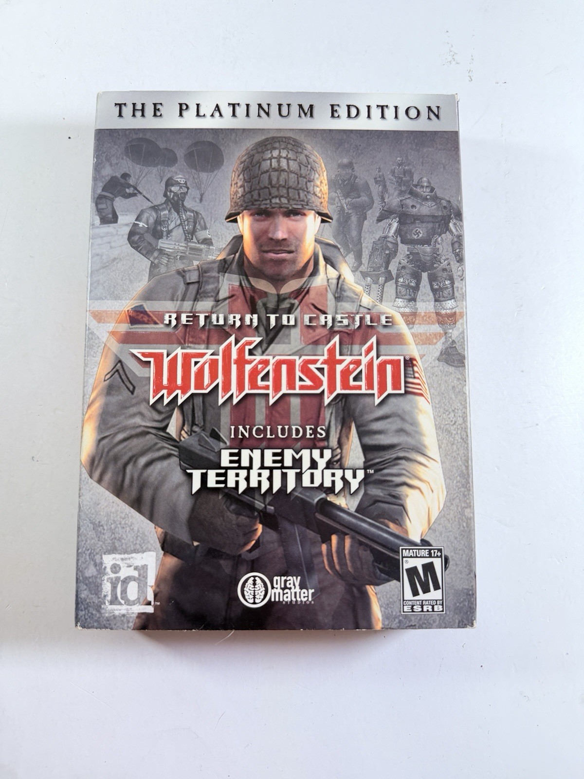 Return to Castle Wolfenstein Platinum Edition  PC CD-ROM No Manual ML460
