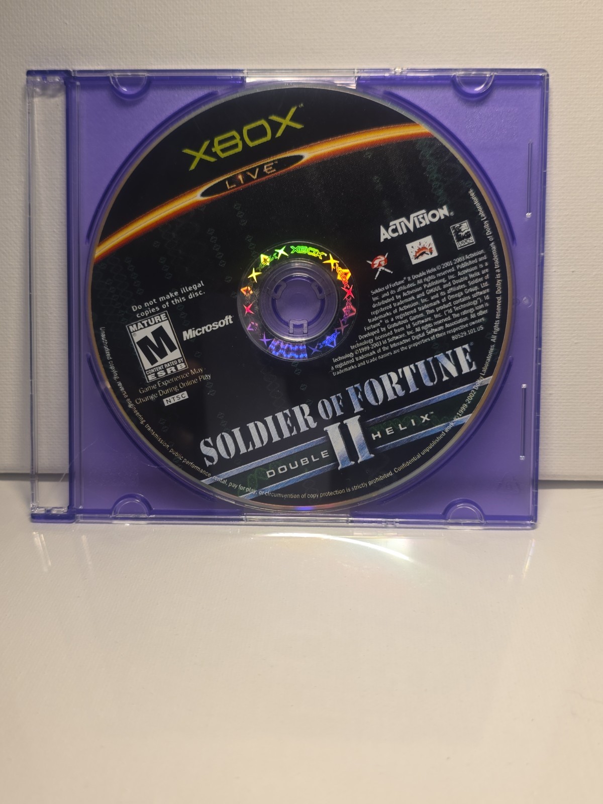Soldier of Fortune 2 Double Helix (Microsoft Xbox, 2001) Tested
