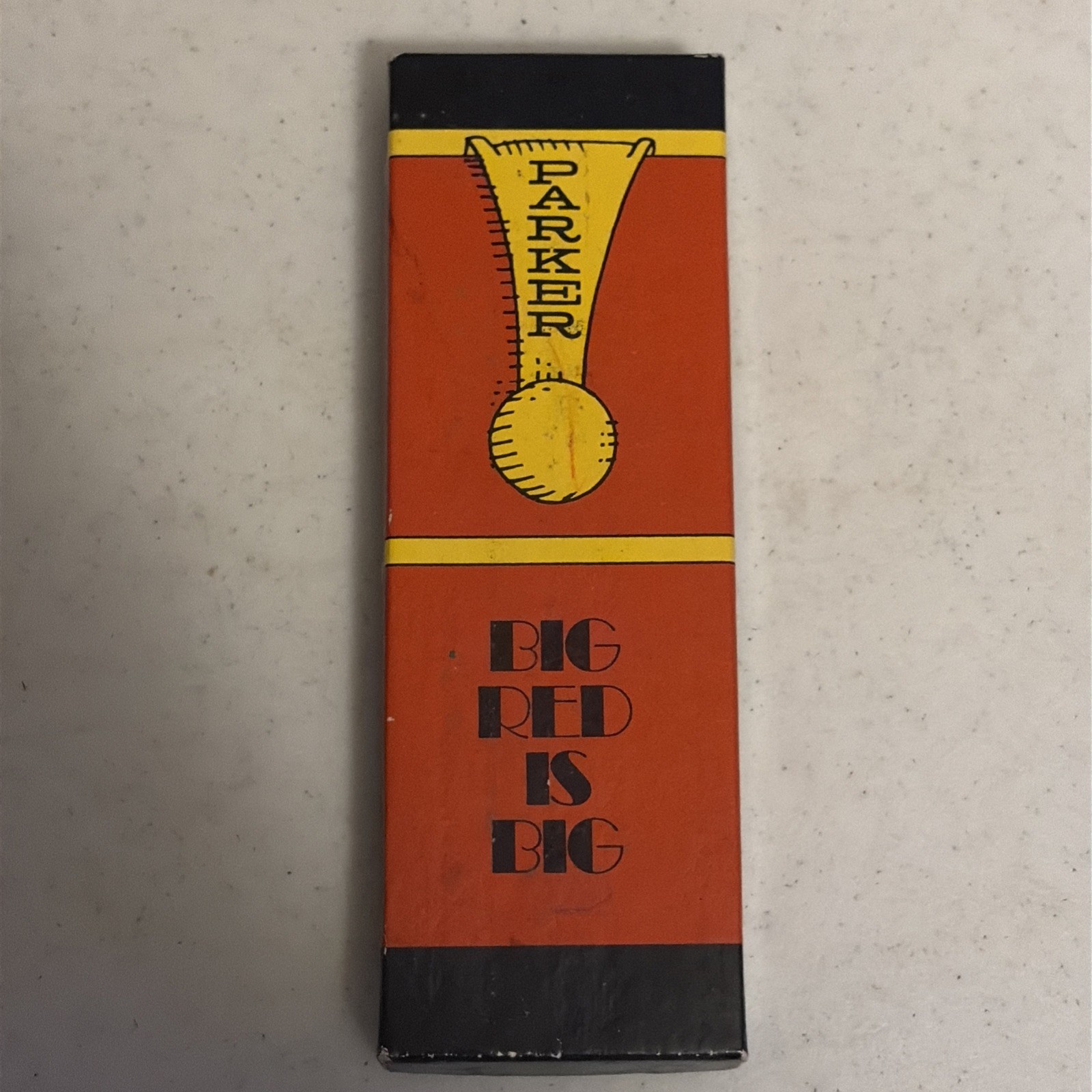 Vintage Parker Big Red Duofold Orange Ball Point Pen 1st Ink Cartridge (IN BOX)